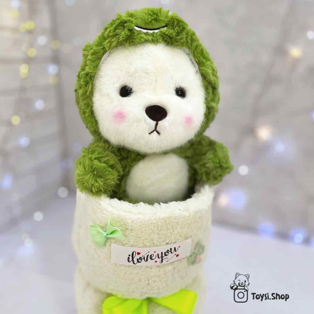 بوکت خرس سبز قیمت بوکت رومیزی سبز