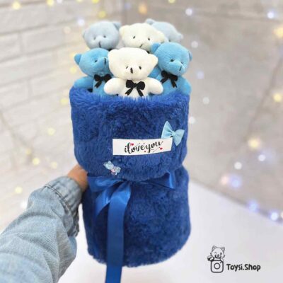 بوکت خرس آبی ولنتاین (بدنه آبی)