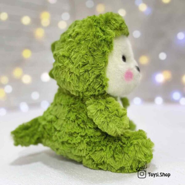 عروسک خرس لباس دایناسوری