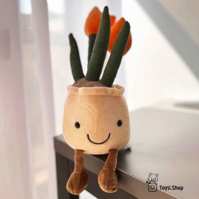 عروسک گلدان لاله