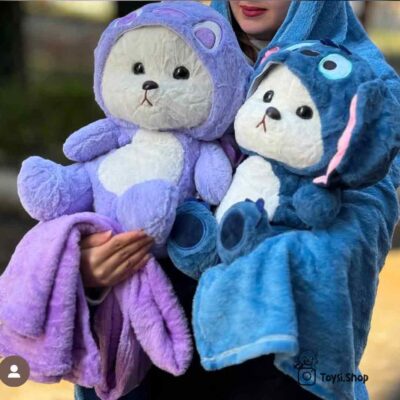 پتوبالشتی خرس لباس استیچ