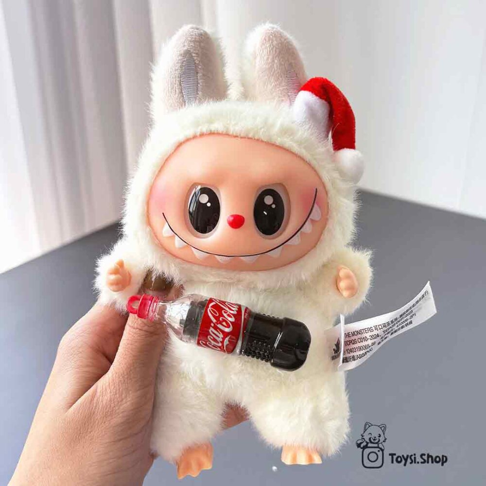 عروسک لبوبو کوکاکولا خرید عروسک لبوبو نوشابه به دست