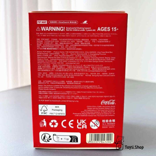 عروسک لبوبو کوکاکولا قوطی اصلی