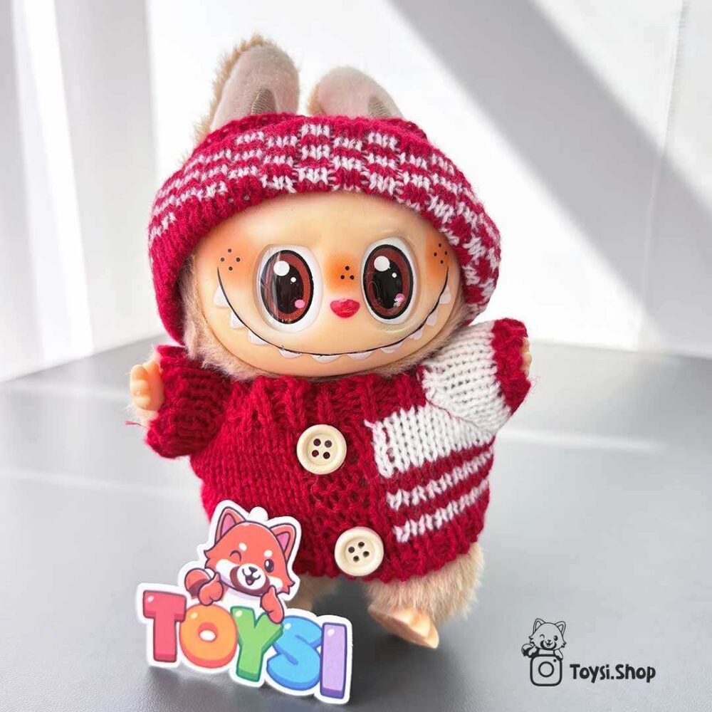 عروسک لابوبو لباس دار عروسک لابوبو لباس دار