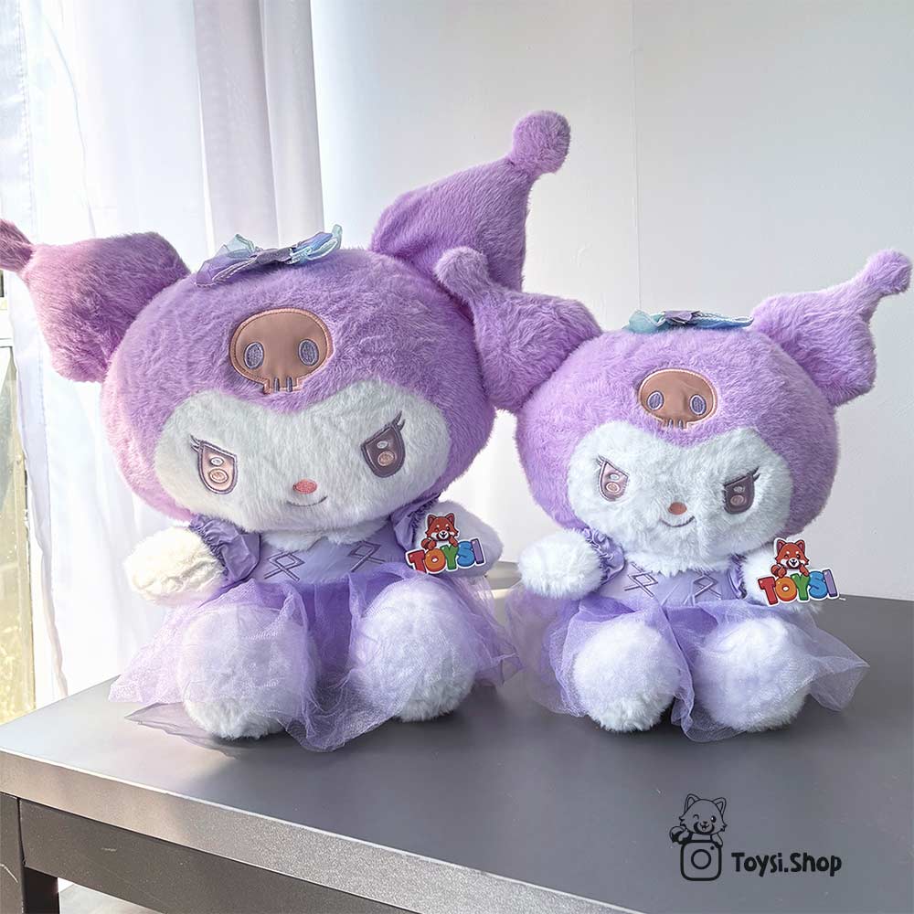 عروسک کرومی بنفش دامن توری عروسک کرومی بدون دامن