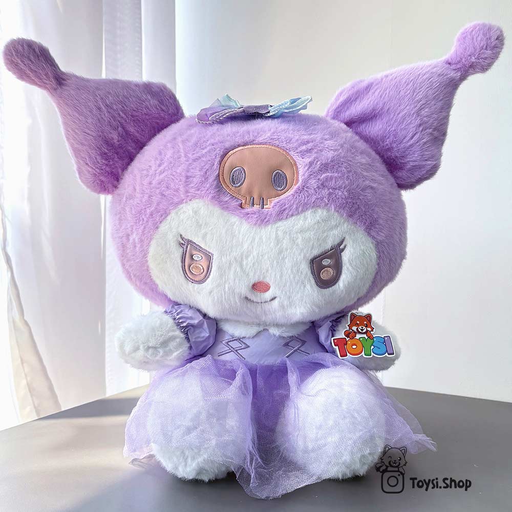 عروسک کرومی بنفش دامن توری عروسک کرومی بنفش دامن توری