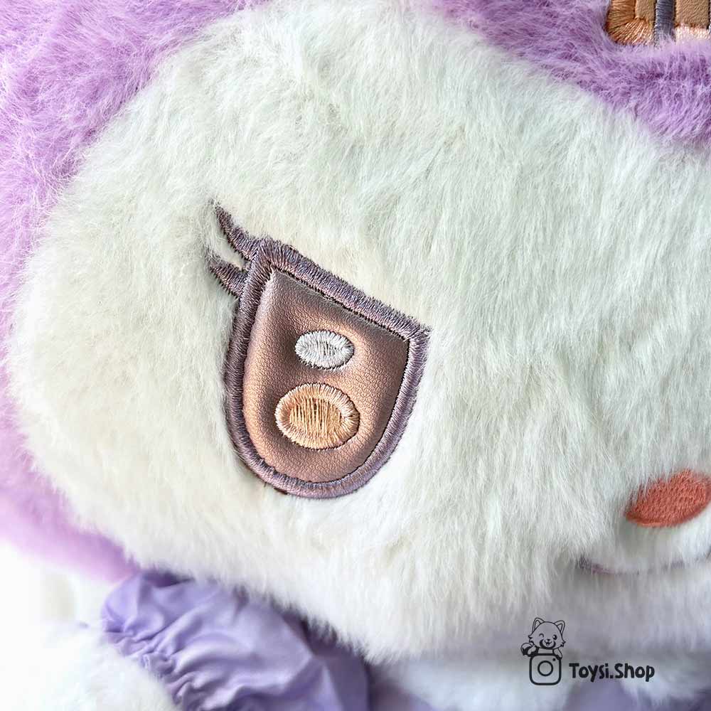 عروسک کرومی بنفش دامن توری خرید عروسک کرومی بنفش دامن توری