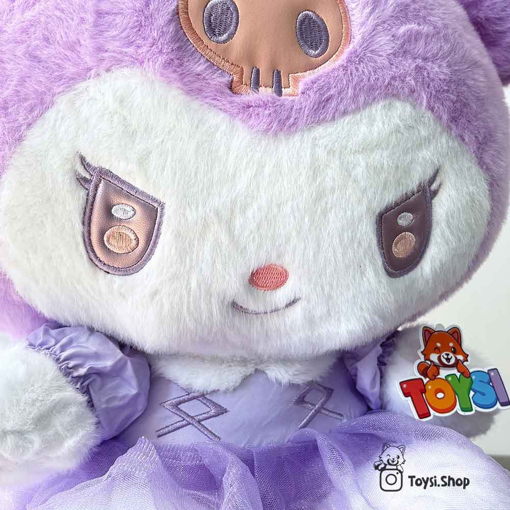 عروسک کرومی بنفش دامن توری عروسک کرومی دامن دار