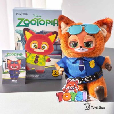 زوتوپیا بلایند باکس شانسی بلایندباکس زوتوپیا مدل روباه پلیس لباس ابی