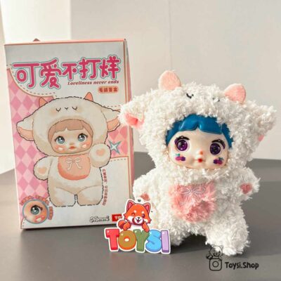 عروسک نومی حیوانی سوپرایزی عروسک نومی حیوانی شانسی سفید