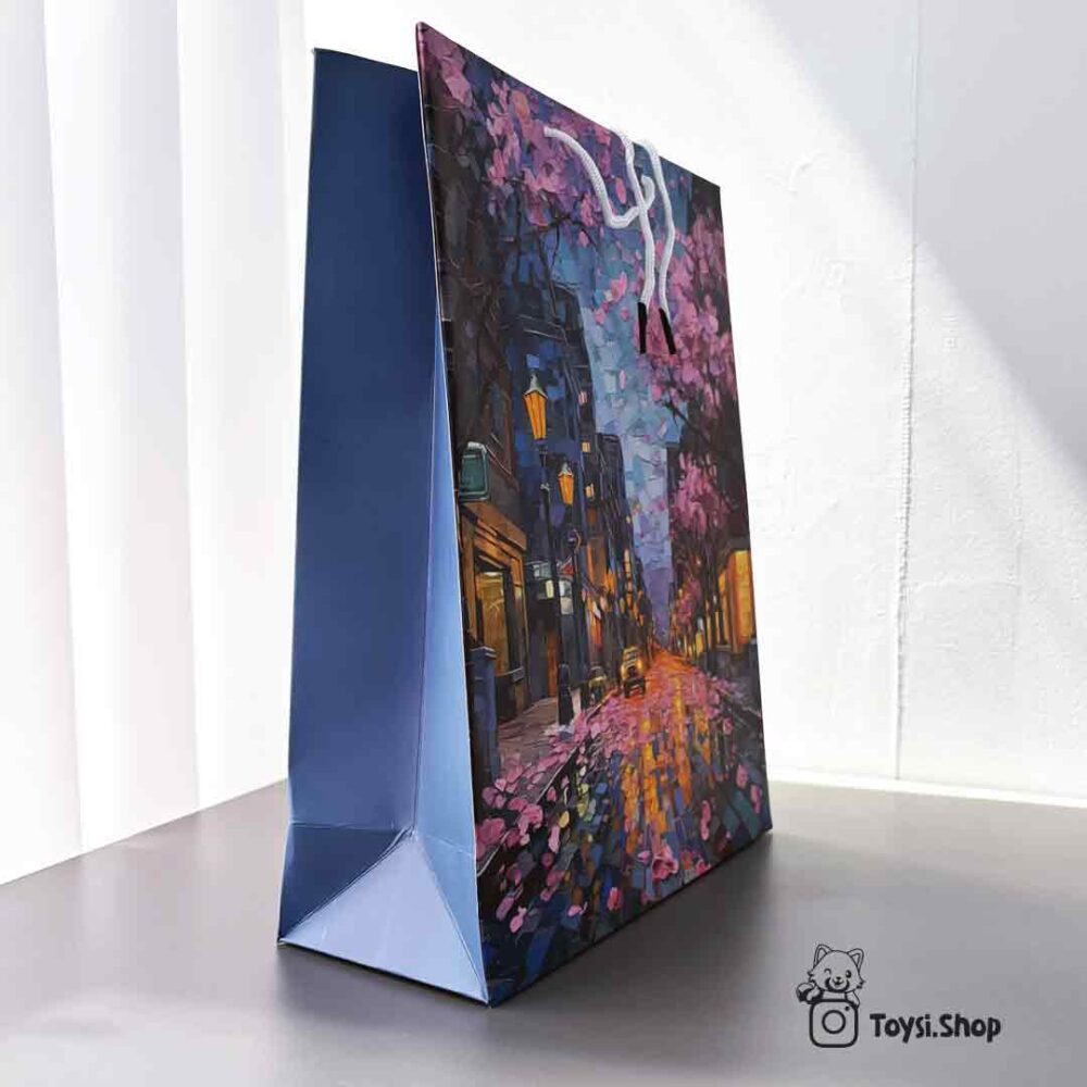 پاکت کادویی طرح شب بهاری خرید پاکت کادو طرح شب بهاری