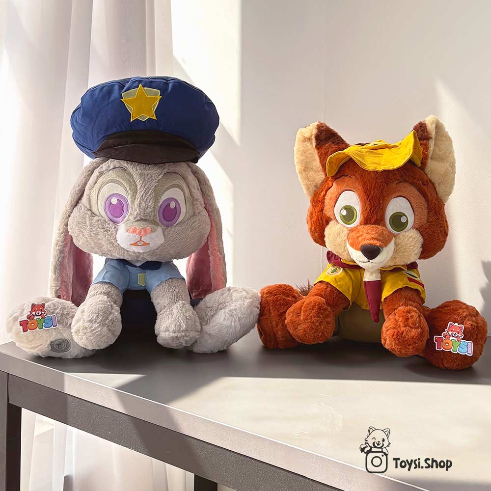 عروسک روباه زوتوپیا عکس عروسک روباه و خرگوش زوتوپیا