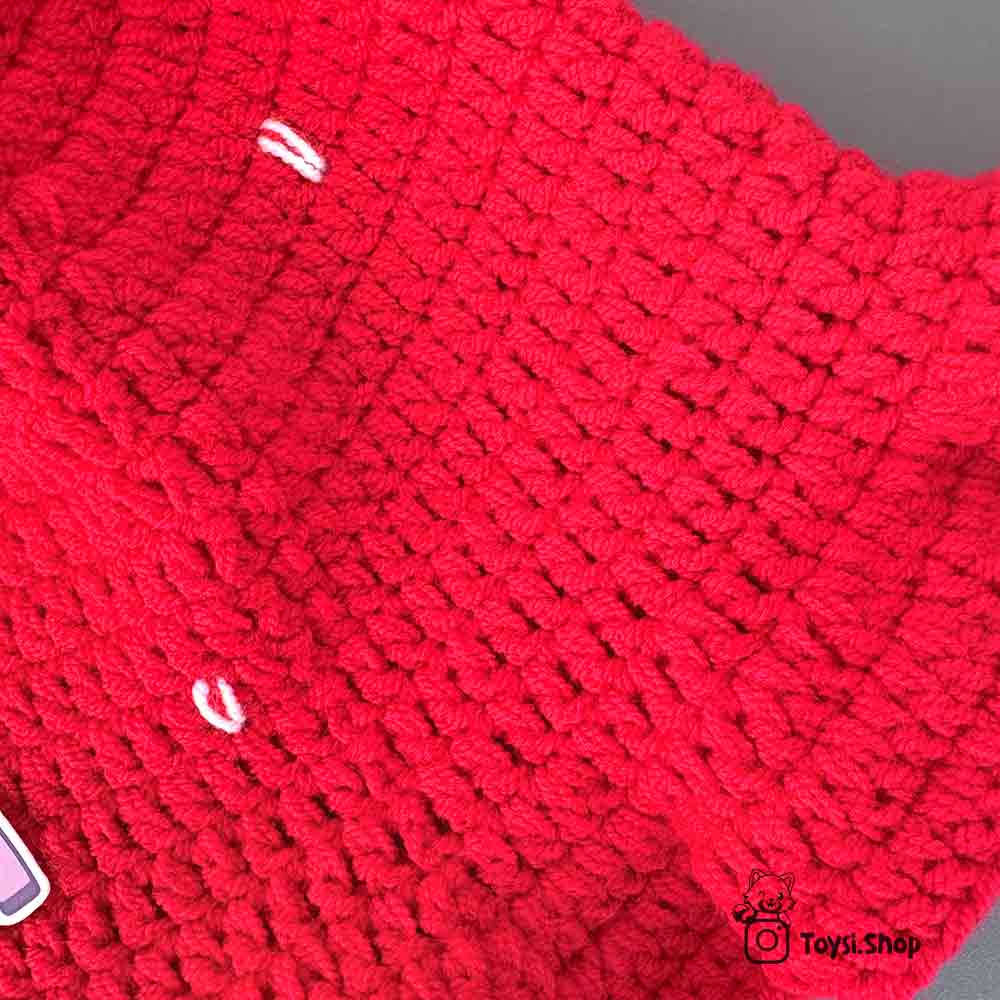 کلاه توت فرنگی بافتنی کلاه باکت توت فرنگی