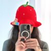 عکس کلاه توت فرنگی
