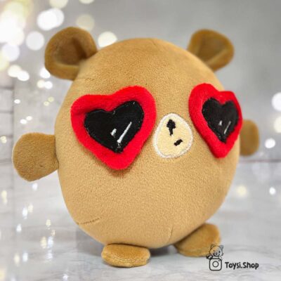 عروسک خرس عینک قلبی ولنتاین