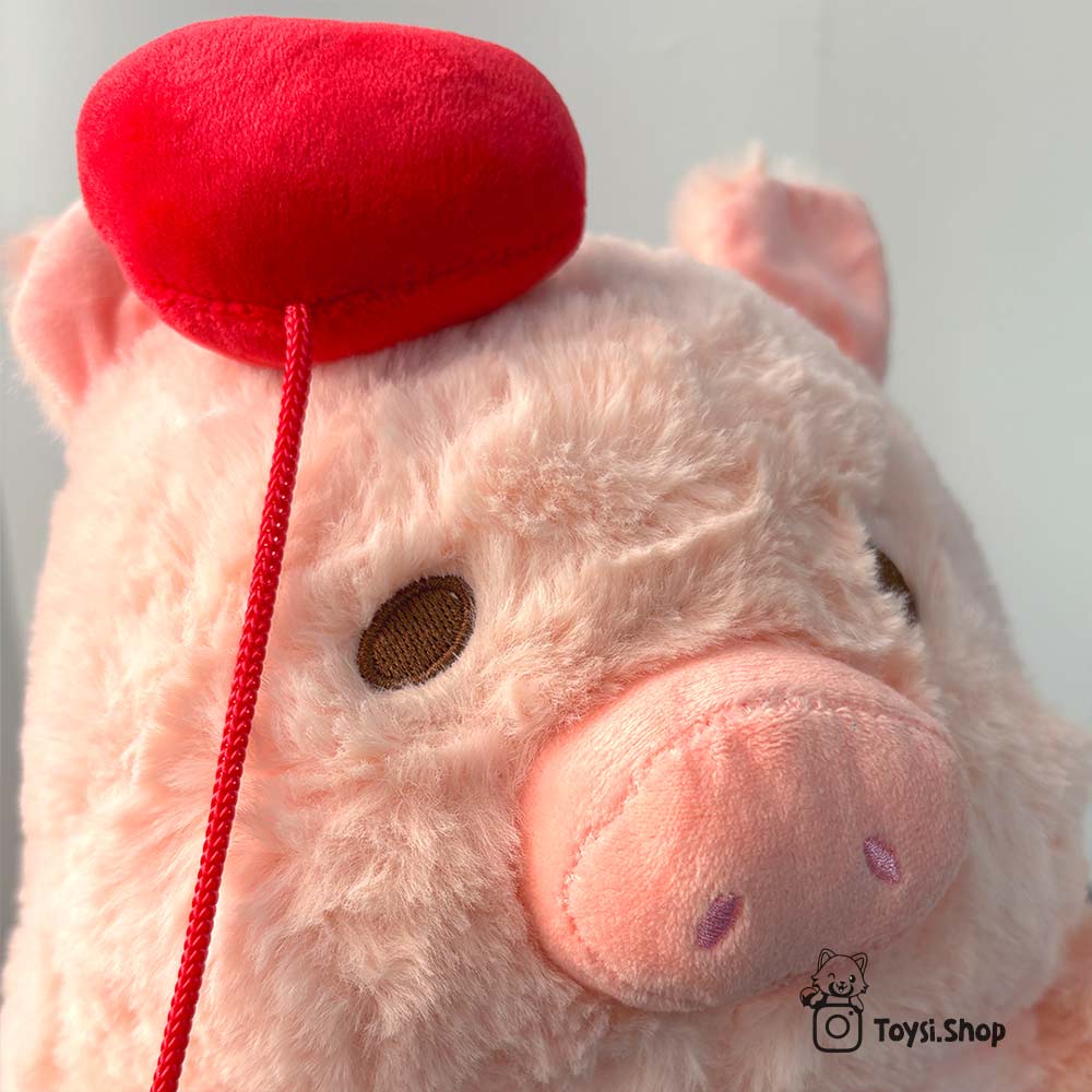 خوک قلب بادکنکی عروسک خوکی که قلب دستشه