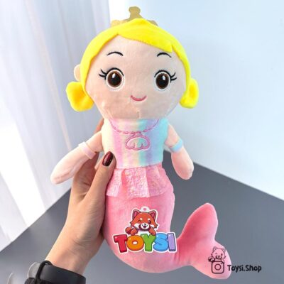 عروسک پری دریایی صورتی