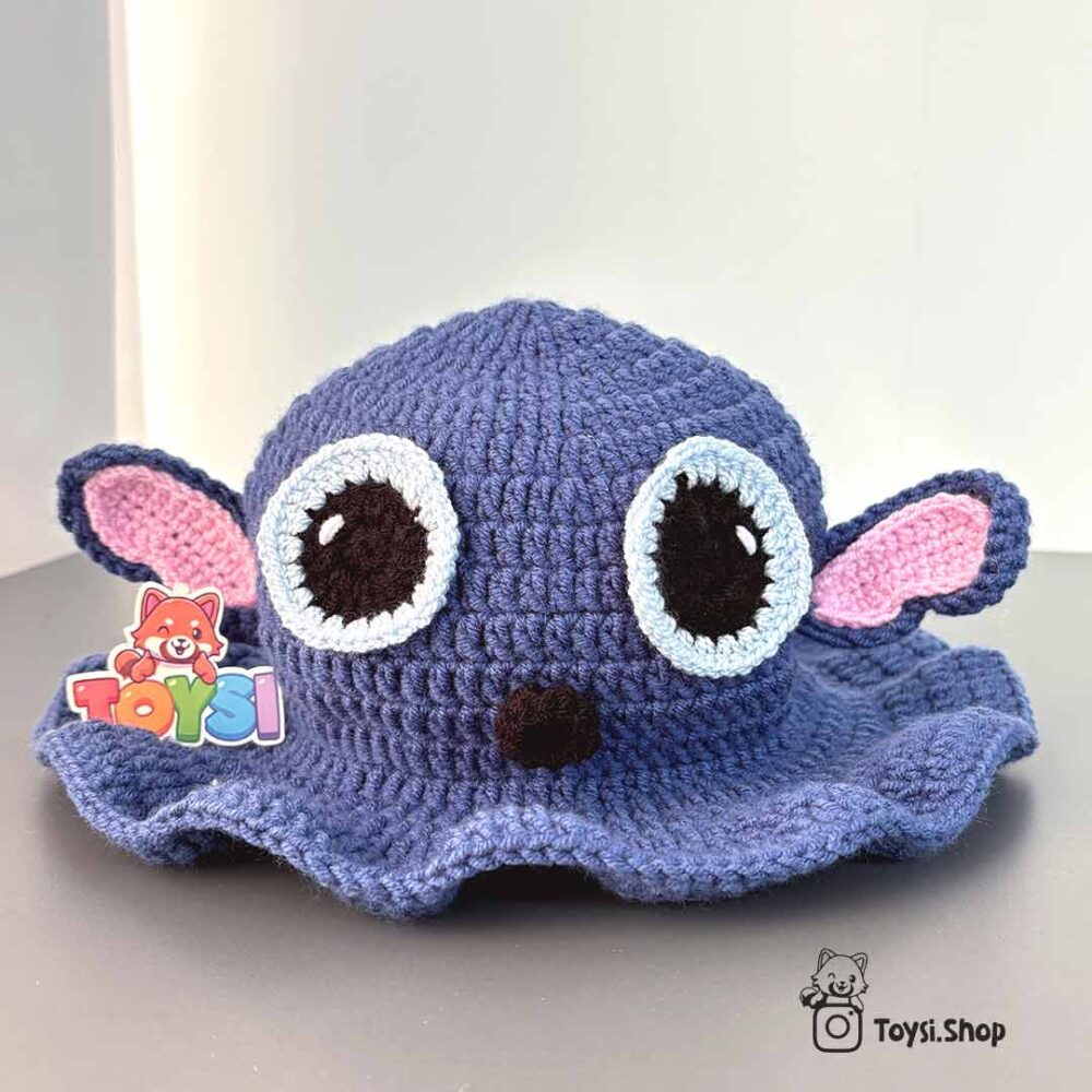 عکس کلاه استیچ بافتنی