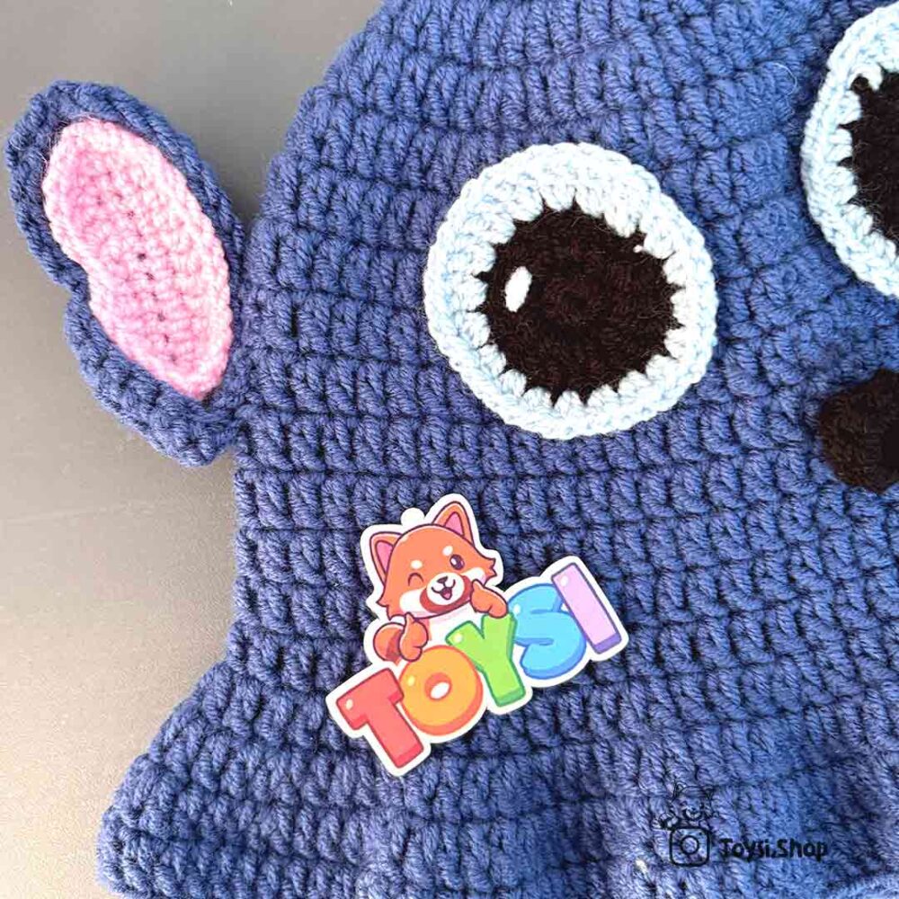 خرید کلاه باکت استیچ بافتنی