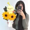 قیمت دسته گل عروسک جوجه داخل گل