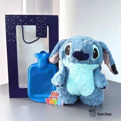 باکس کادویی کیسه آبگرم استیچ آبی