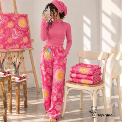 فروشگاه عروسک پولیشی پیژامه شب پر ستاره ونگوک صورتی